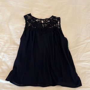 Gap Navy Sleeveless Top